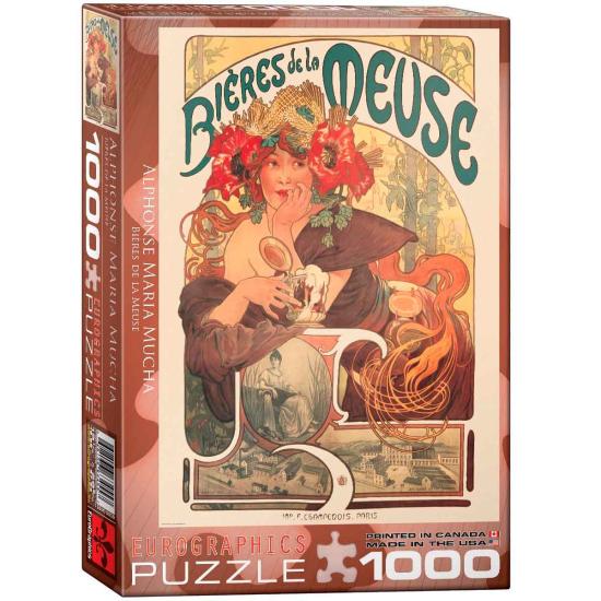 Puzzle Eurographics Bières de la Meuse 1000 pièces