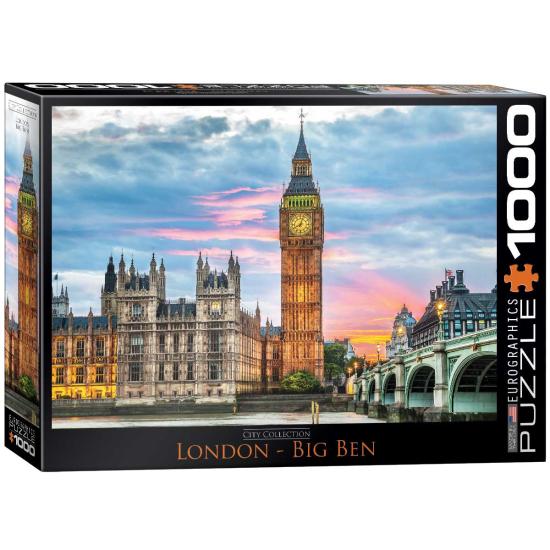 Puzzle 1000 pièces Eurographics Big Ben, Londres Puzzle 1000 pièces Eurographics Big Ben, Londres