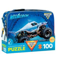 Puzzle Eurographics Sac À Lunch Megalodon Monster Jam 100 piè