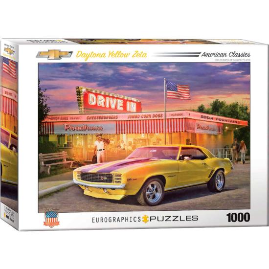 Eurographics Camaro Daytona "Yellow Z" Puzzle 1000 piè