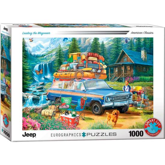 Puzzle Eurographics Chargement de la Jeep de 1000 pcs Puzzle Eurographics Chargement de la Jeep de 1000 pcs