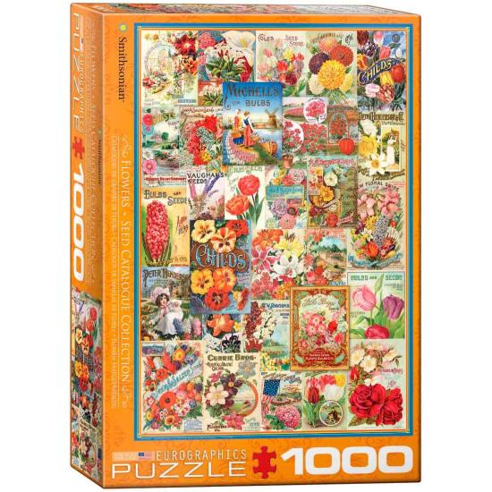 Eurographics Puzzle Catalogues de graines de fleurs 1000 pièces Eurographics Puzzle Catalogues de graines de fleurs 1000 pièces