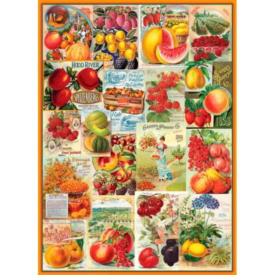 Eurographics Puzzle 1000 Pc catalogues de graines de fruits