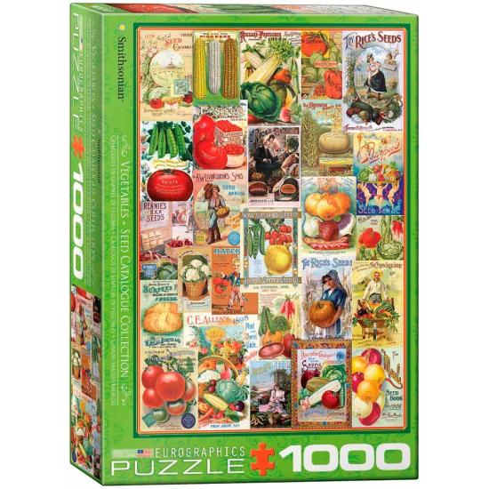 Puzzle Eurographics Catalogues de Graines Potagères, 1000 Pz