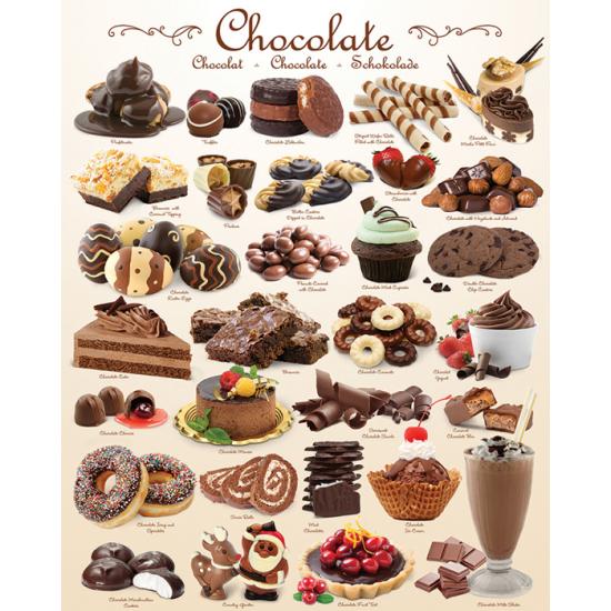 Eurographics Puzzle Chocolats 1000 pièces