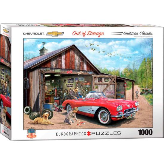 Eurographics 1959 Covette Car Puzzle 1000 pièces