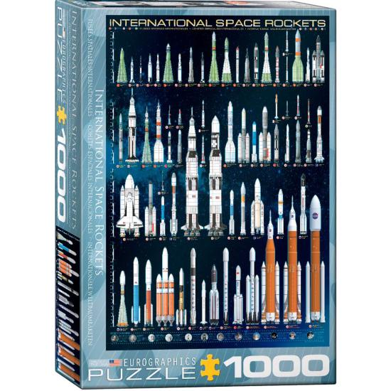 Puzzle Eurographics International Fusées Spatiales de 1000