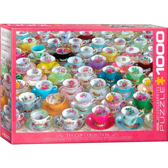 Eurographics Puzzle Collection de tasses à thé 1000 pièces Eurographics Puzzle Collection de tasses à thé 1000 pièces