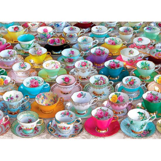Eurographics Puzzle Collection de tasses à thé 1000 pièces Eurographics Puzzle Collection de tasses à thé 1000 pièces