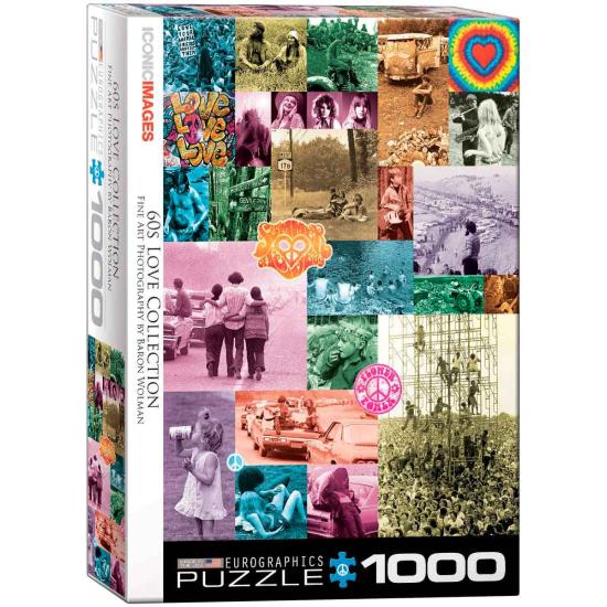 Eurographics Puzzle Love Collection des années 60 de 1000 pièces