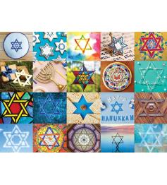 Puzzle Eurographics Collage De L'Étoile De David 1000 pièces