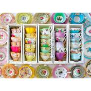 Eurographics Puzzle Tasses à thé colorées 1000 pièces