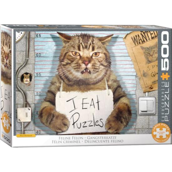 Puzzle Eurographics Criminel Félin XXL 500 Pcs Puzzle Eurographics Criminel Félin XXL 500 Pcs