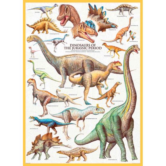 Eurographics Jurassic Dinosaurs Puzzle 1000 pièces Eurographics Jurassic Dinosaurs Puzzle 1000 pièces