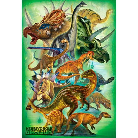 Eurographics Puzzle Dinosaures herbivores 100 pièces