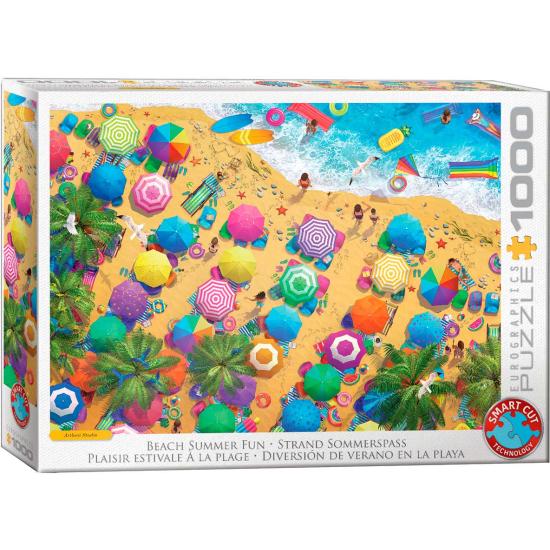 Puzzle Eurographics Plaisirs d'été sur la Plage de 1000 pièce Puzzle Eurographics Plaisirs d'été sur la Plage de 1000 pièce