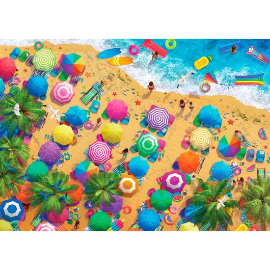 Puzzle Eurographics Plaisirs d'été sur la Plage de 1000 pièce Puzzle Eurographics Plaisirs d'été sur la Plage de 1000 pièce