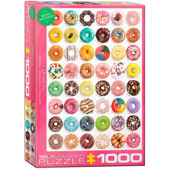 Eurographics Donuts Puzzle 1000 pièces