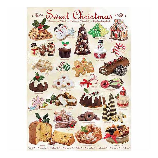 Eurographics Puzzle Bonbons de Noël 1000 pièces