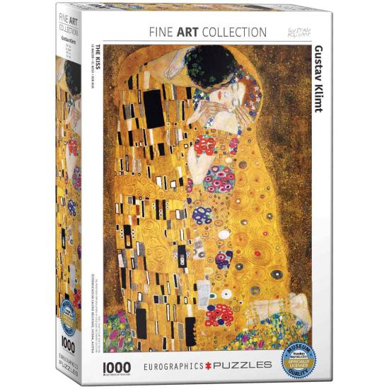 Puzzle Eurographics Le Baiser de G. Klimt, 1000 pièces