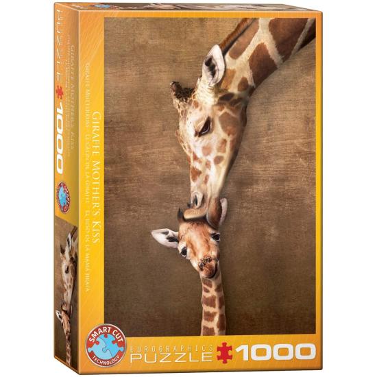 Eurographics Puzzle Mother's Kiss Girafe 1000 pièces Eurographics Puzzle Mother's Kiss Girafe 1000 pièces