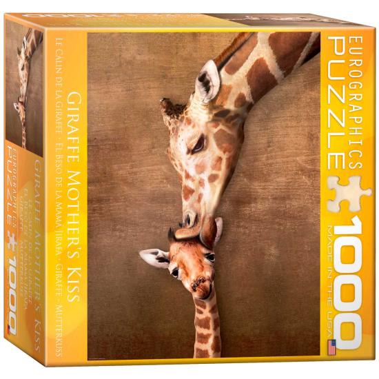 Eurographics Puzzle Mother's Kiss Girafe 1000 pièces