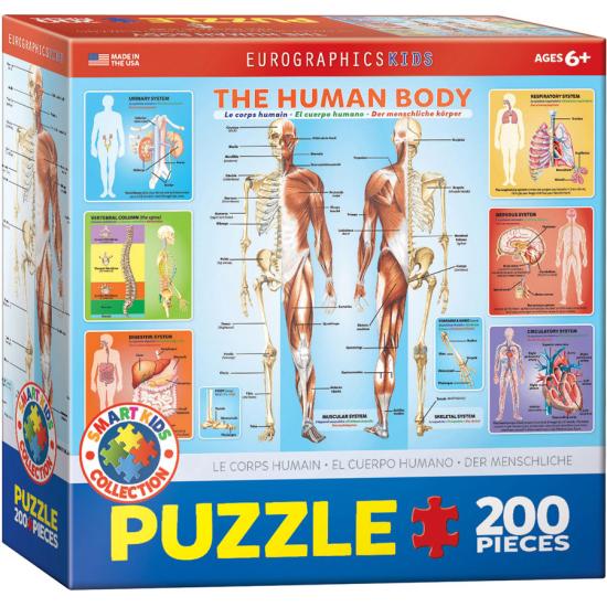 Puzzle Eurographics Le corps humain 200 pièces