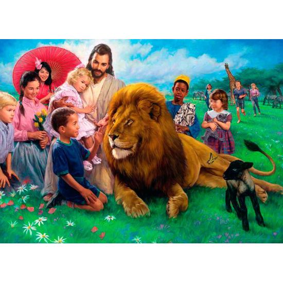 Eurographics Puzzle Le Lion et l'Agneau 1000 pièces