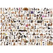 Puzzle Eurographics Le monde des chiens 1000 pièces