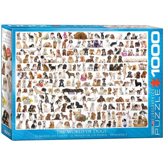 Puzzle Eurographics Le monde des chiens 1000 pièces