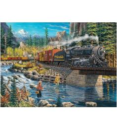 Puzzle Eurographics Le Silence De La Rivière Est Brisé 1000 pièc