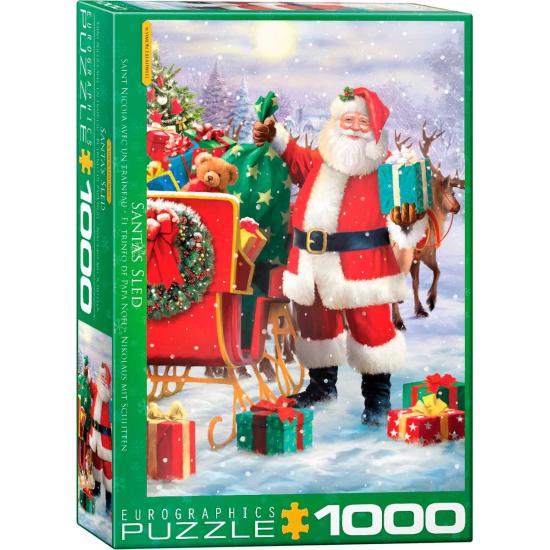 Eurographics Puzzle Traîneau du Père Noël 1000 pièces