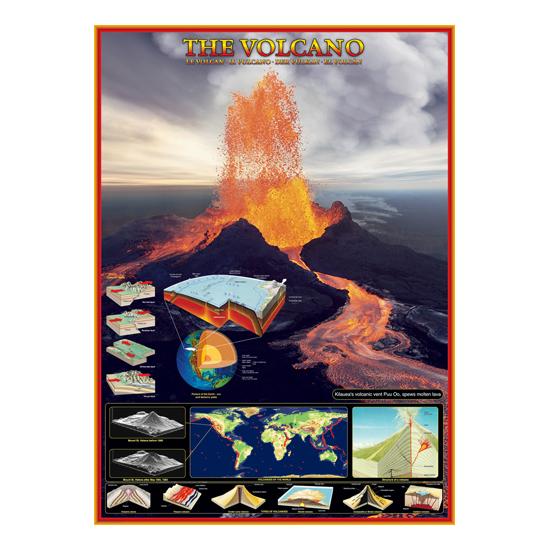 Eurographics Puzzle Le Volcan 1000 pièces