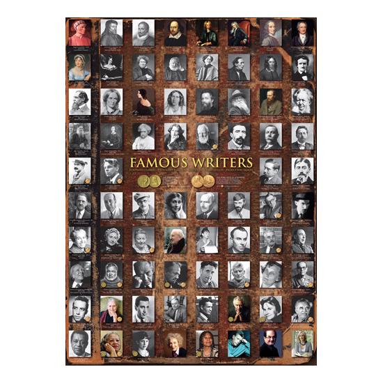 Eurographics Puzzle Écrivains Célèbres 1000 Pièces