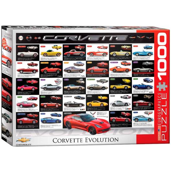 Eurographics Evolution de la Corvette Puzzle 1000 pièces