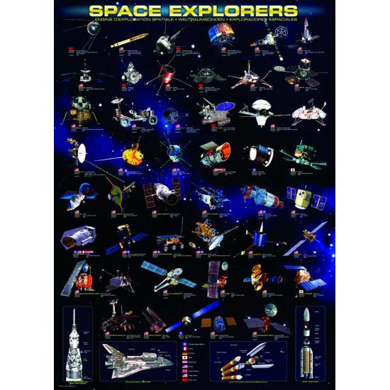Puzzle Eurographics Explorateurs de l'espace 1000 pièces