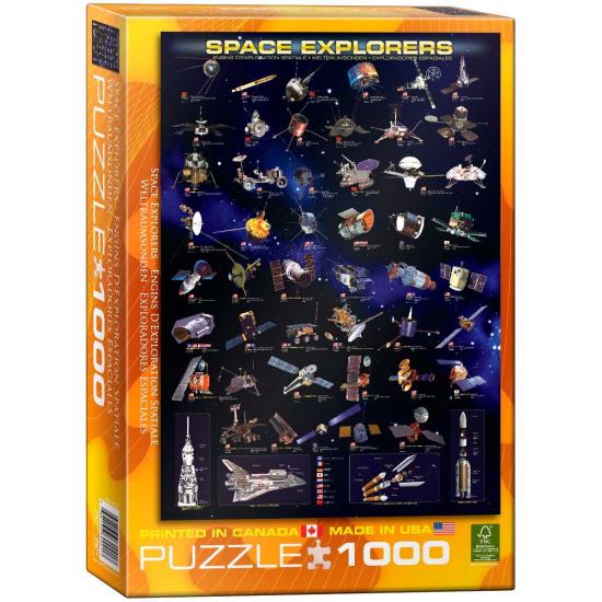 Puzzle Eurographics Explorateurs de l'espace 1000 pièces