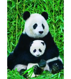 Puzzle 1000 pièces de la famille Panda d'Eurographics