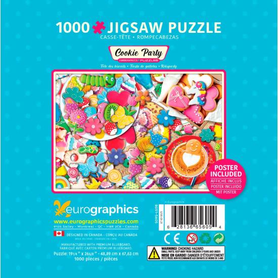 Eurographics Cookie Party Puzzle, boîte de 1000 pièces