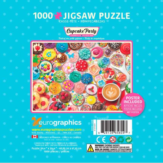 Eurographics Cupcake Party Puzzle Boîte de 1000 pièces Eurographics Cupcake Party Puzzle Boîte de 1000 pièces