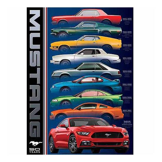 Puzzle Eurographics Ford Mustang 50 ans de 1000 pièces