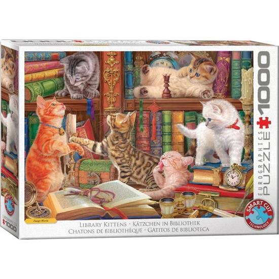 Puzzle Eurographics Chatons De La Bibliothèque 1000 pièces