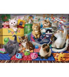 Puzzle Eurographics L'Heure Du Jeu Des Chatons XXL 500 Pieces