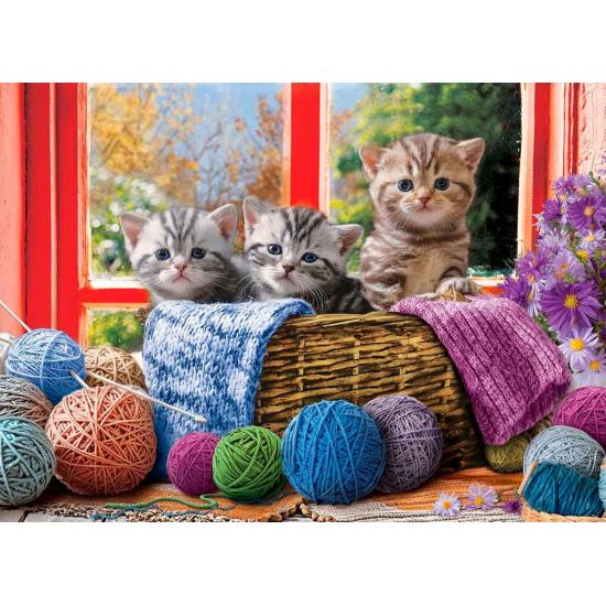 Eurographics Puzzle Chatons Tissage XXL 500 pièces
