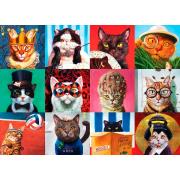 Eurographics Puzzle Funny Cats 1000 pièces