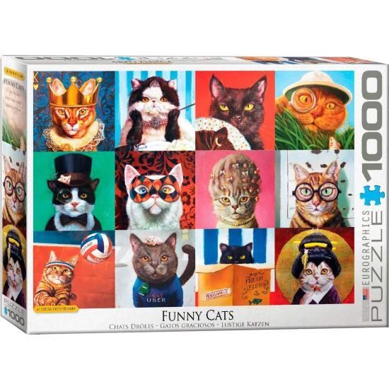 Eurographics Puzzle Funny Cats 1000 pièces