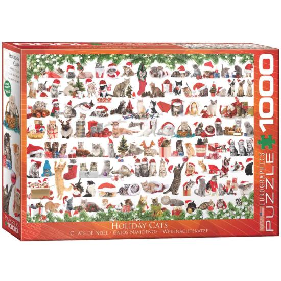 Puzzle 1000 pièces Chats de Noël Eurographics Puzzle 1000 pièces Chats de Noël Eurographics