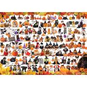 Eurographics Halloween Chatons et chiots Puzzle 1000 pièces