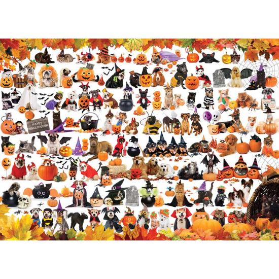 Eurographics Halloween Chatons et chiots Puzzle 1000 pièces