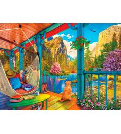 Puzzle Eurographics Hamac avec Vue XXL 500 Pcs